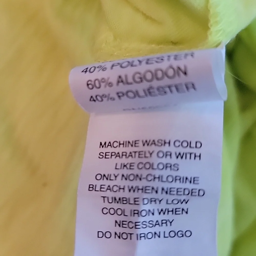 THE CHILDREN'S PLACE **3 for $20 item** Boy's Neon Green Yellow Polo Shirt S 5-6